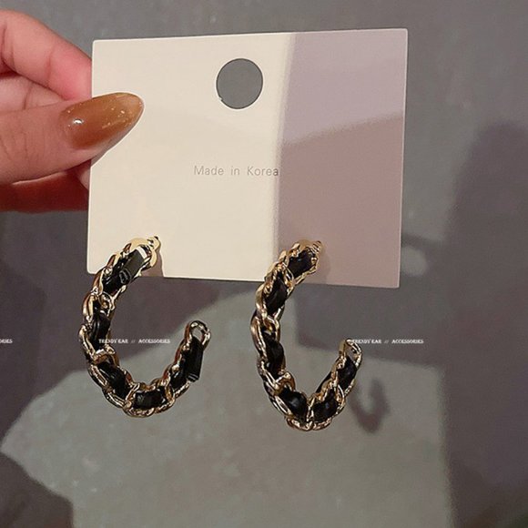 ❤️🔥𝕤𝕒𝕝𝕖❤️🔥🦋coco leather earrings - Picture 5 of 11